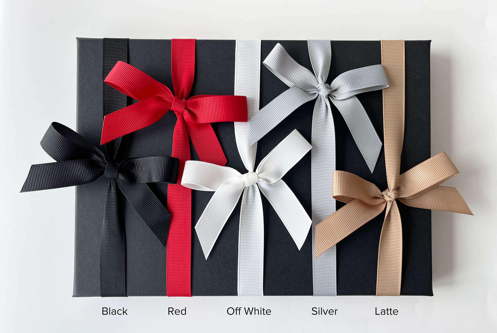 Gift Box Ribbon Options